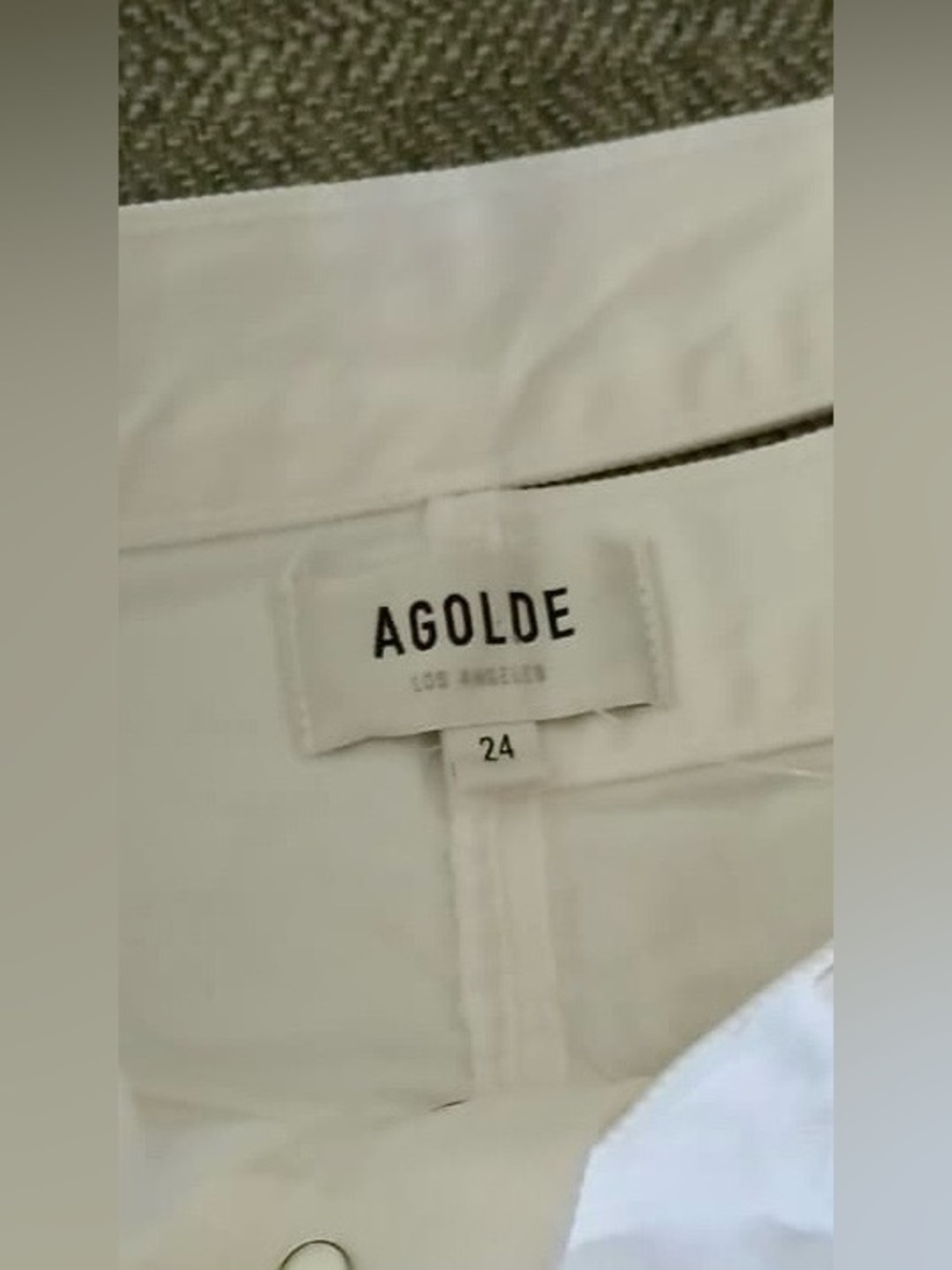 AGOLDE BROKEN WAISTBAND JEANS Women’s Size 24 - Picture 9 of 11